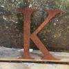 Vintage Metal Letter Wall Art (12 Inch) - Rustic A-Z Alphabet Sign, Industrial Style Decor for Home, Kitchen, Bar, and Housewarming Gifts