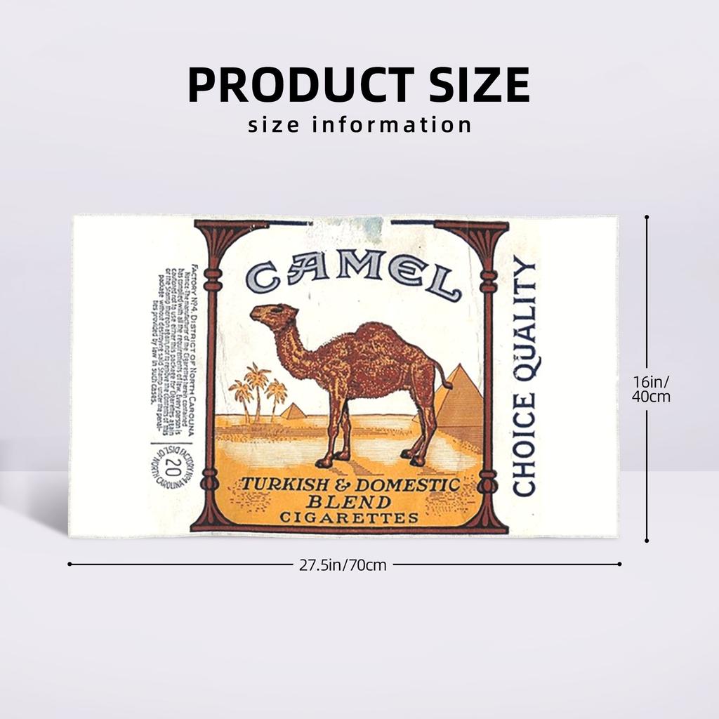 Винтажная пачка сигарет Camel Мягкое лицевое полотенце Быстросохнущее для бассейна Ванной Хлопковые полотенца Впитывающие