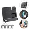 3 In 1 Wireless Charger Clock Charging Station for iPhone14/Pro/Max/Watch Stand