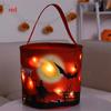 Светодиодный свет Хэллоуин Кошелек или жизнь ведро тыква конфеты сумки складная корзина на Хэллоуин для вечеринки в честь Дня благодарения подарочная корзина