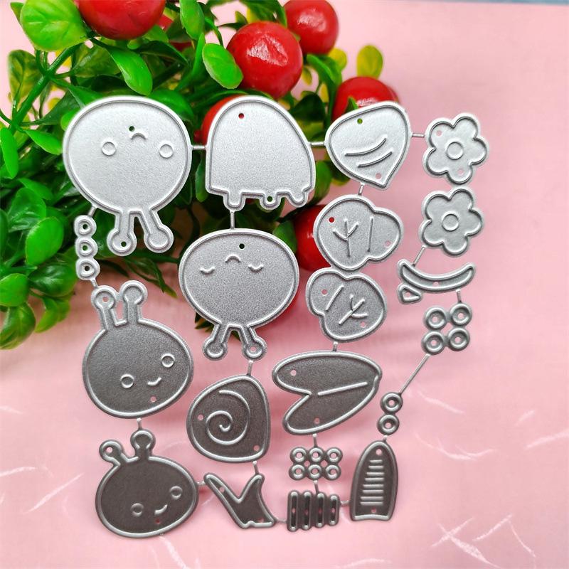 Четыре маленькие летающие пчелы, скрапбукинг, металлические штампы, трафареты для DIY, декор для альбома, бумажной карты