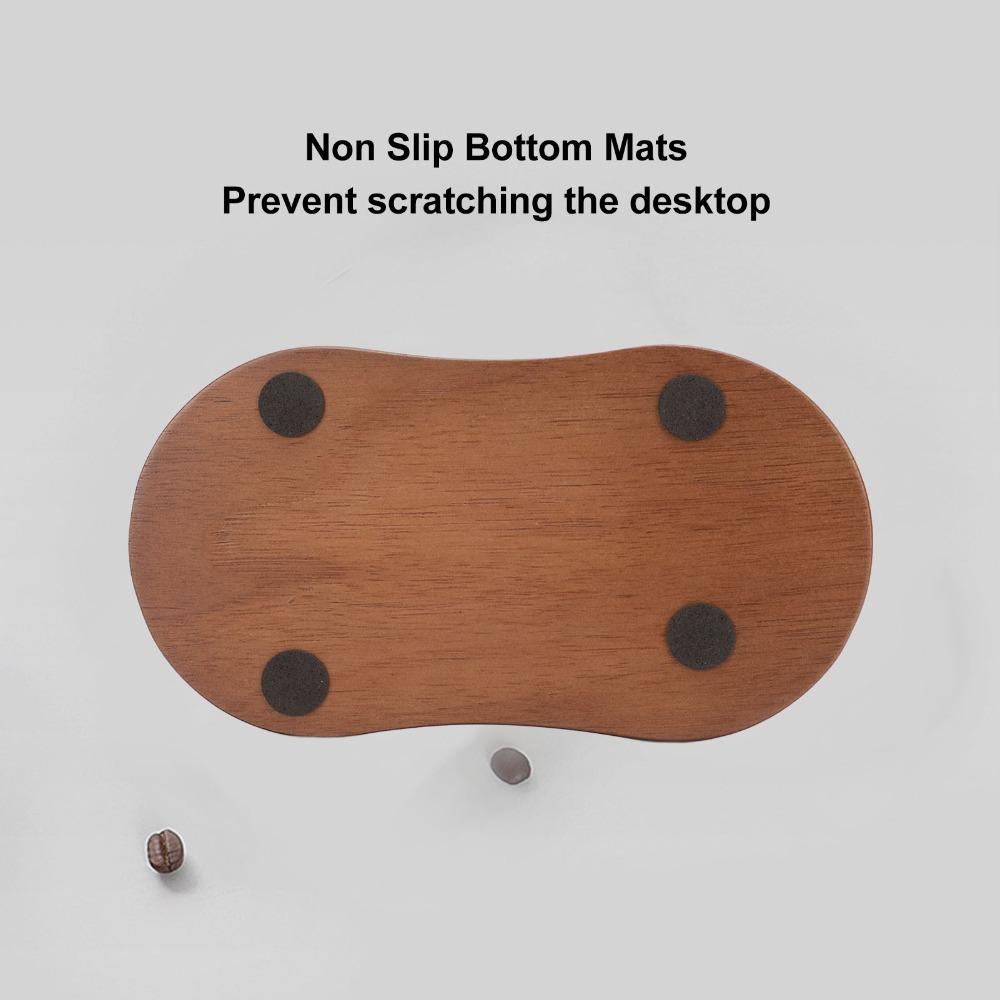 Universal Fit Wooden Tamper Stand Compatible Coffee Tamping Station Home Barista