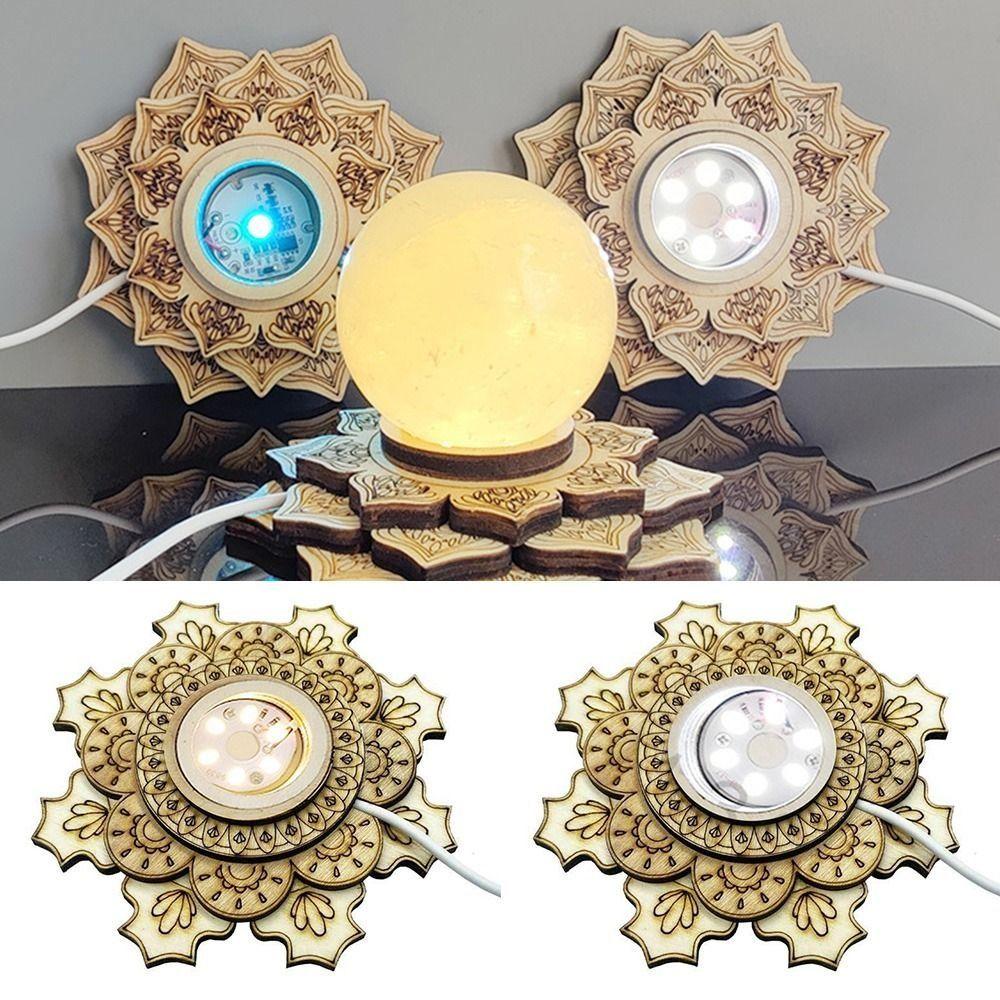 Tower Shape Crystal Ball Base Crystal Ball Stand Home Decoration Natural Stones Sphere Holder