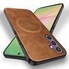 Кожаные чехлы для телефонов Samsung A56 A36 A26 A16 A55 A35 A25 A15 A54 A34 A14 A53 A52S Ударопрочный чехол с магнитной защитой
