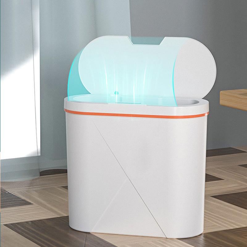 Aromatherapy Bathroom Trash Can Automatic Sensor Trash Kitchen Recycle Bin Kitchen Garbage Cube Dustbin Smart Home Accessories
