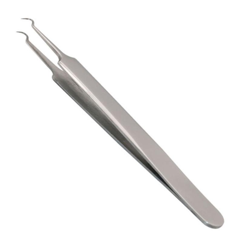 3pcs High Precision Stainless Steel Tweezer Set Elbow Acne Needle Zits Black Head Cosmetic Tools