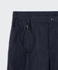 MUSINSA STANDARD [City Leisure] Cn One-Pleat Wide Elastic Waist Pants [Navy]