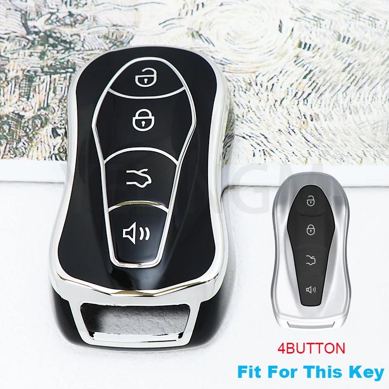 NEW TPU Car Remote Key Case Cover For Geely Azkarra FY11 Atlas Pro New Emgrand GS X6 SUV EC7 Protected Shell Fob Accessories