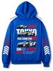 Men Oversized Hoodie Tokyo Extreme Speed Racing Car Print Arrow Pattern On Sleeve Streetwear Hooded Pullover Sweatshirt Tops