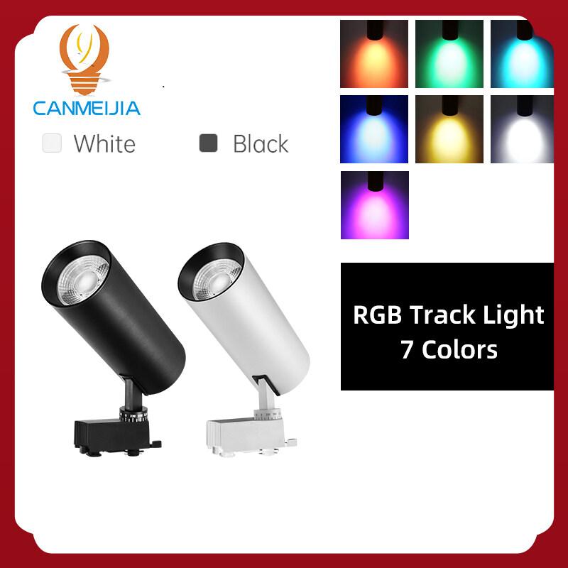 Canmeijia 1PC COB LED Track Light Rail Spotlight Ceiling Light 20W Lighting Fixture For Clothing Shop KTV Living Room Home