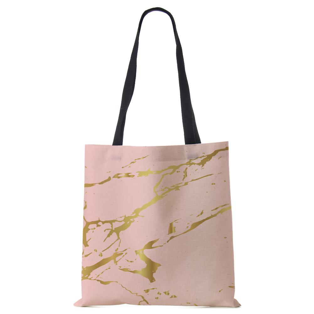 Женские льняные сумки с принтом, повседневные дорожные пляжные подарочные пакеты