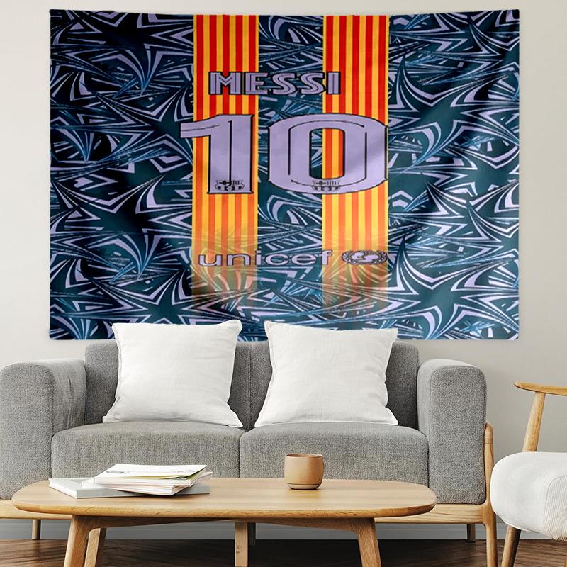 Lionel Messi Print Tapestry, Lightweight Wall Hanging, for Bedroom, Dorm, Living Room, Home Art Decor - Birthday Christmas Gift for Friends