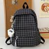 Детский школьный рюкзак Ученица начальной школы Ученица средней школы Ученица старшей школы Клетчатый рюкзак Модный рюкзак