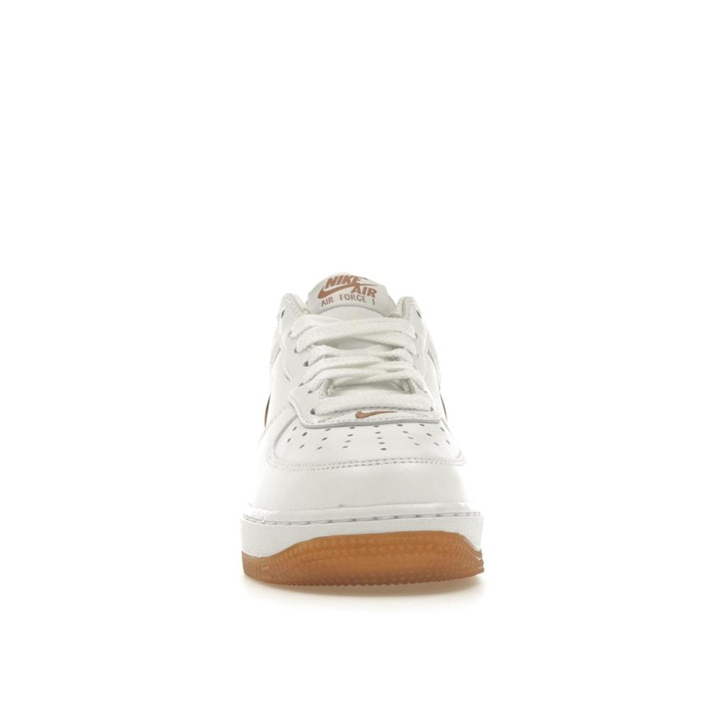 Nike Жемчужный цвет месяца Air Force 1 — белые бронзовые мужские кроссовки Gum-светло-коричневые FN5924-103