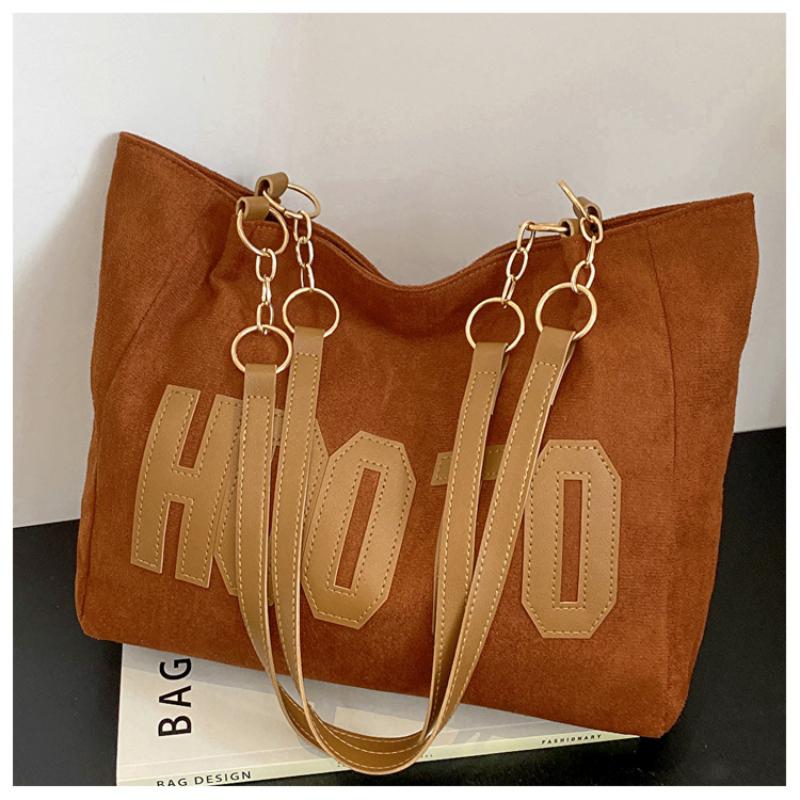 Весна Лето 2025 Новая Женская Сумка на Одно Плечо Модная Повседневная Холщовая Женская Вместительная Сумка Высокой Вместимости Сумка-Тоут для Поездок Большие Сумки для Подарков на День Богини