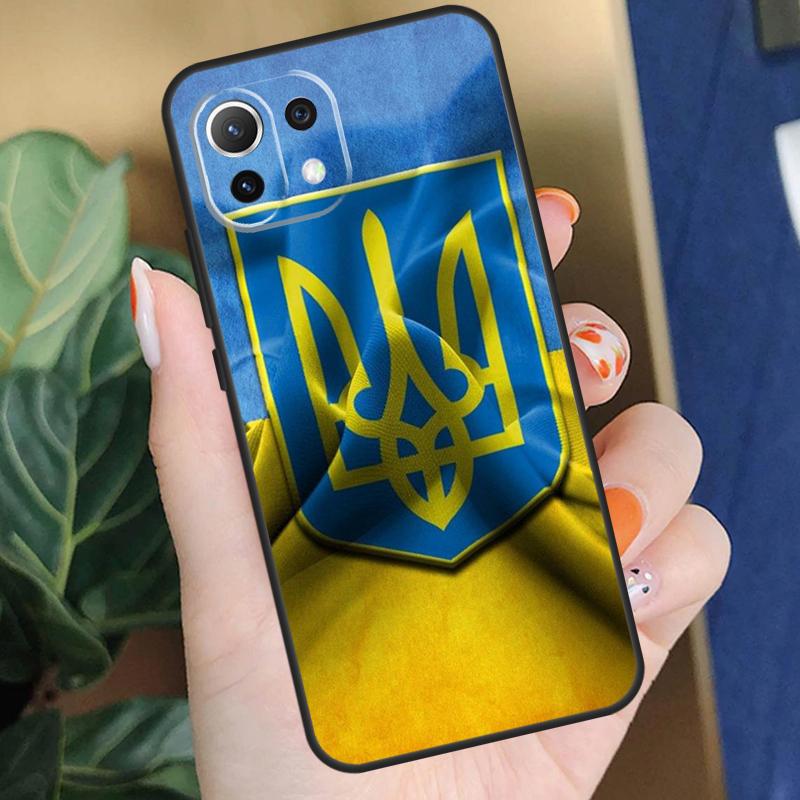 Чехол Флаг Украины для Xiaomi 15 14 Ultra 13T 14T 15T Pro 17 Pro Max POCO X7 X5 X6 F5 F6 F7 F8 Pro Чехол
