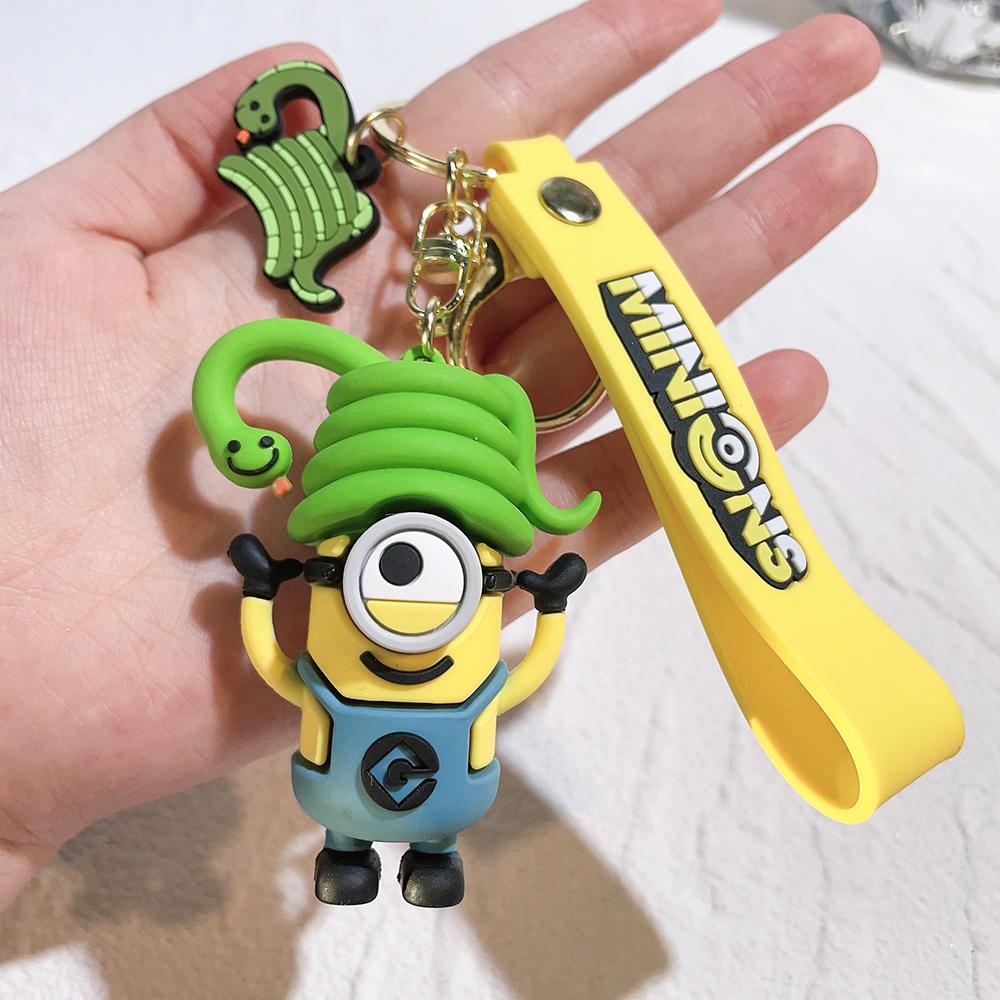 Kawai Zodiac Series Minions Figurines Toys Keychain 3D Despicable Minions Action Figures Classic Toys Xmas Gifts for Children