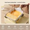 Breakfast Omelette Frying Pan Square Medical Stone Frying Pan Gas Stove Mini Pot Pancake Steak Frying Pan Silicone Spatulas