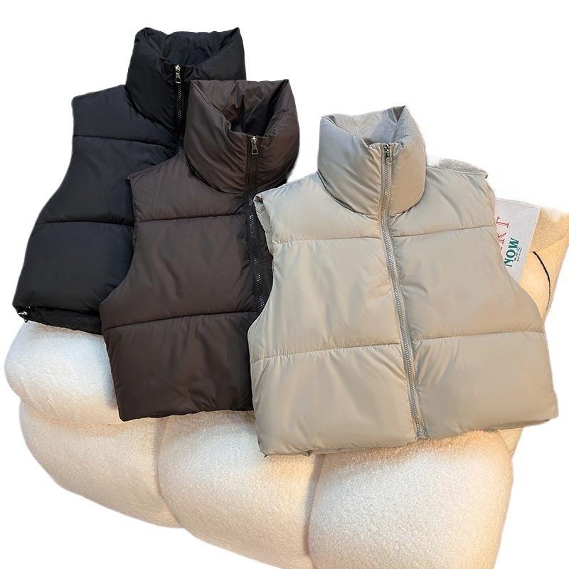 Cotton Vest Autumn and Winter Women's Cotton Vest Vest Short Sleeveless Cotton Vest Women