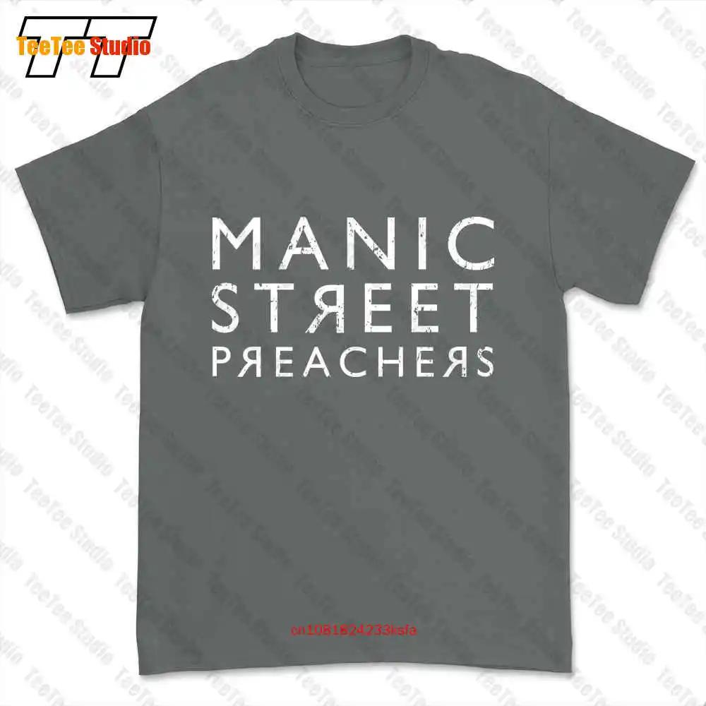 Manic Street Preachers Перевернутая футболка с логотипом группы Tee XVEH