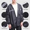Adult Stormproof Oxford Cloth Raincoat & Rain Pants Set: Fashionable Outdoor Labor Protection Suit