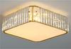 Vetro SQ - crystal ceiling lamp 40x40cm Gold