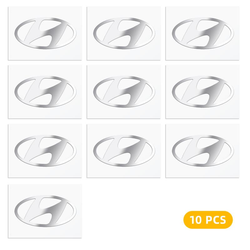 Car Logo 3D Metal Stickers Decorative Accessories For Hyundai I30 I20 IX35 I40 Tucson Getz Sonata Veloster Elantra Solaris Creta bfi4