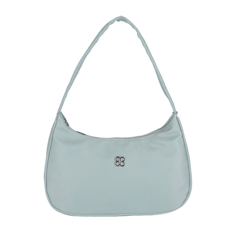 Women Stylish Armpit Bag Solid Color Simple Underarm Bag Simple Tote Handbag Zip Closure Chic Hobo Bag Party Vacation Bag