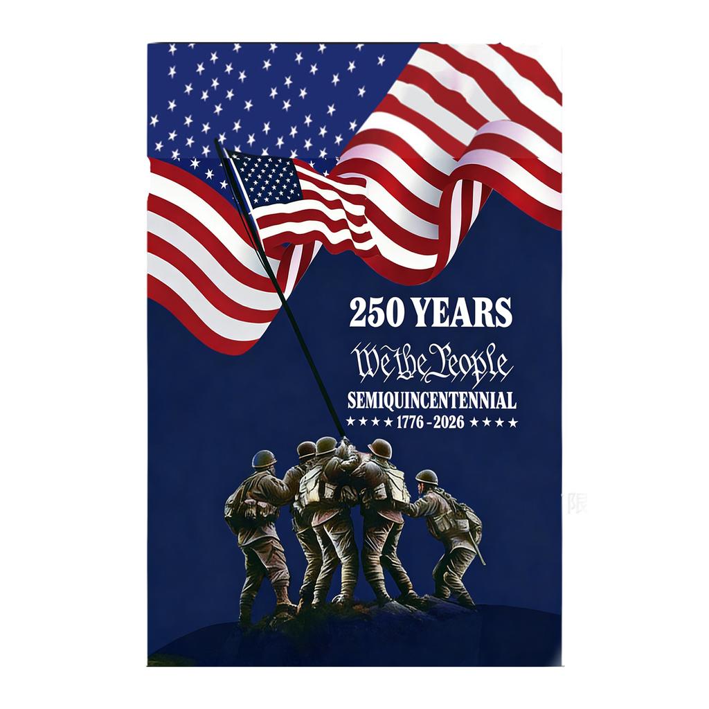 Decorative Garden Flag For The 250th Anniversary Of The United States