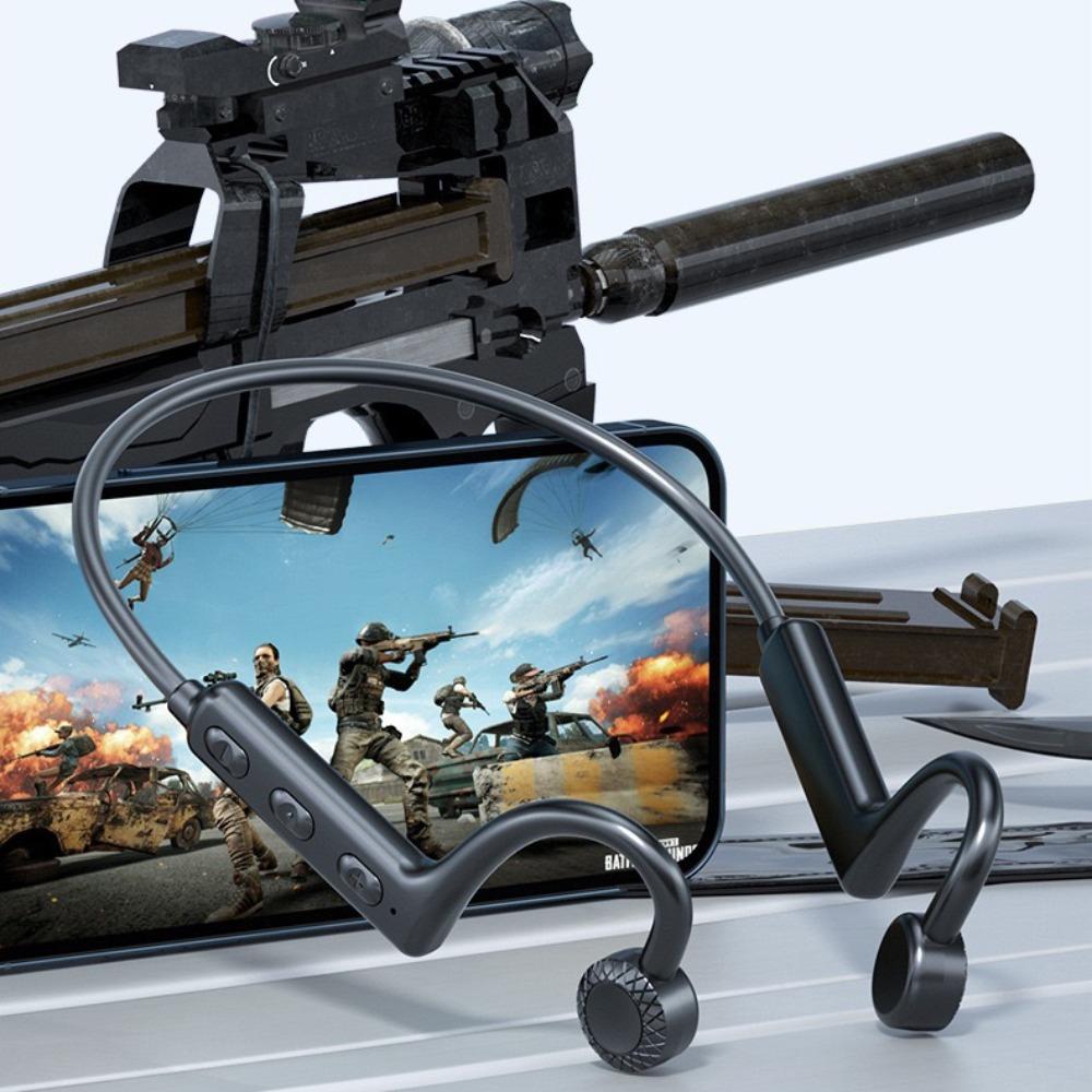 Не внутриканальные наушники KS19 беспроводные подвесные шейные наушники Ks19 костная проводимость игровая гарнитура