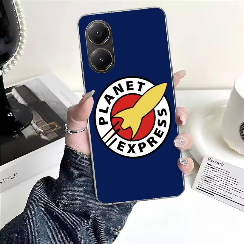 Futurama Planet Express Мягкий чехол для телефона для Xiaomi Redmi 15C 15 13C 13 Poco X5 X6 X7 F7 Ultra M7 12C 12 10 10C 9C 9A 9T 9 Fundas