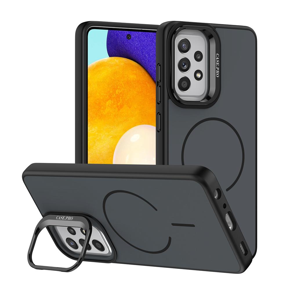 KEYSION Матовый чехол для телефона с покрытием Soft-touch и подставкой для линз, совместимый с MagSafe, для Samsung A52 A52S 5G, магнитный противоударный чехол для Galaxy A13 4G 5G