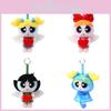 Adorable Flying Little Powerpuff Girls Plush Doll With Cute Raincoat Design 13cm