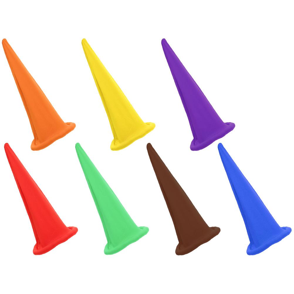 7pcs Christmas Dwarf Hats Gnome Costume Caps For Holiday Party Masquerade Halloween Cosplay Accessories Party Supplies