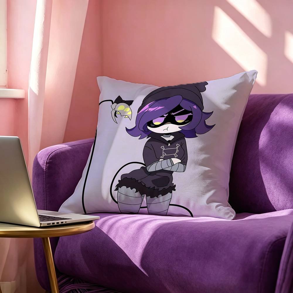 Anime MMurder Drones Pillow Case Square DoubleSided Sofa Cushion Cover Bedroom Bedside Pillow