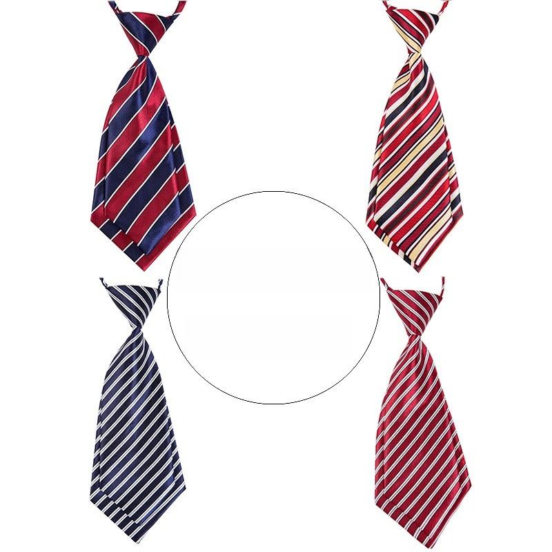 Детский галстук в полоску для школьной формы и офисной одежды