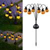 Halloween Party 6/8 Head Pumpkin LED Plug In Light Halloween Horror Atmosphere Garden Lawn Courtyard Path Decoration Outdoor Lighting