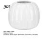 Artistic Vases for Wedding Centerpieces 5.5 Inch Resin White Vase, Modern Minimalist Tabletop Flower Nordic Style Durable Garden Decoration Decorative
