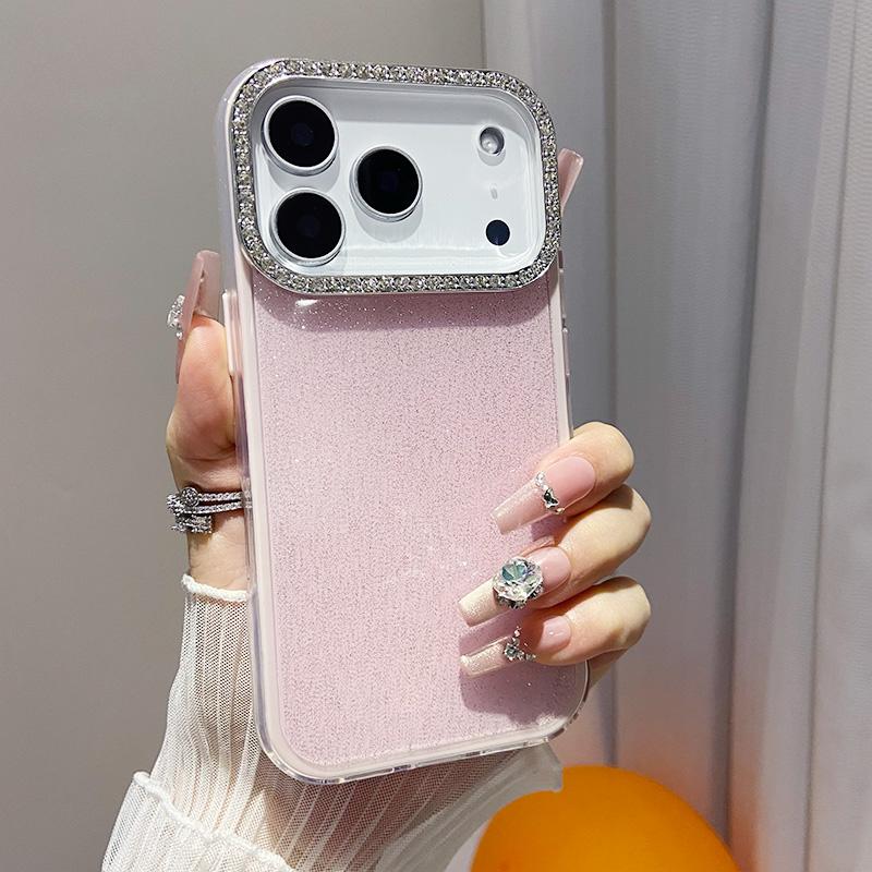 Роскошный чехол для телефона с блестками и стразами для IPhone 17 Air 16 Pro Max 15 14 13 12Pro, 2-в-1, противоударная задняя крышка Caque