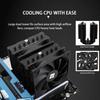 Хорошо продаваемый воздушный кулер для процессора Thermalright Phantom Spirit 120 SE ЧЕРНЫЙ/Белый, двухбашенный, 7 алюминиевых тепловых трубок