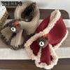 Winter Knitted Scarf Warm Cute Sweet Christmas Scarf Sweet Wind Scarf Thick