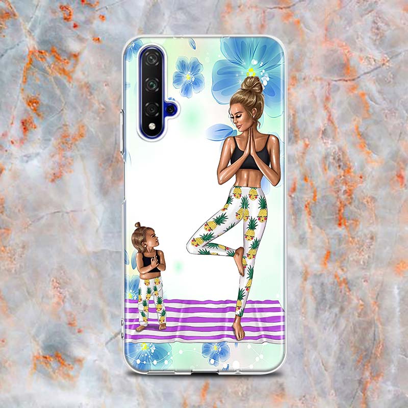 Модный детский силиконовый чехол для девочек и мальчиков для Honor 20 20S 20E 8 8A Prime 8X MAX 8C 8S 7A 7C 7S Pro