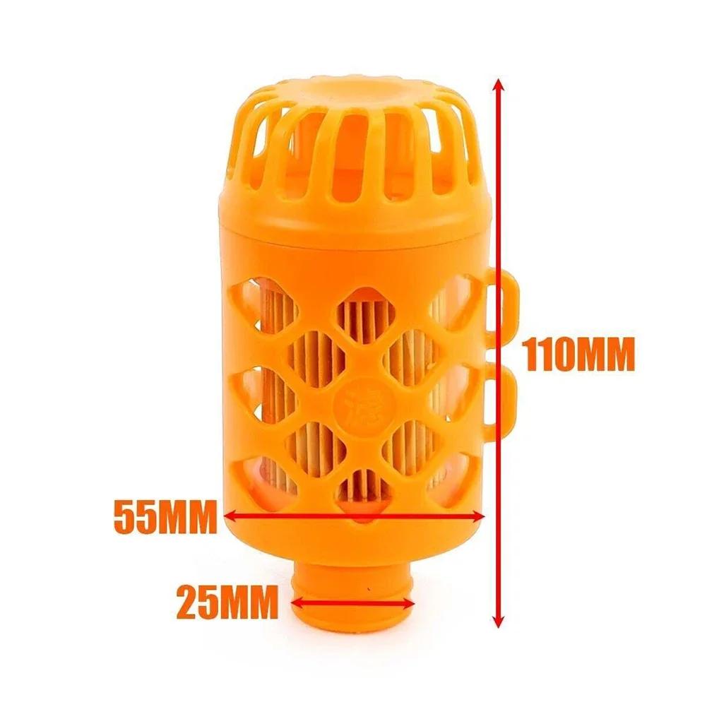 Silence Intake Filter Orange For 25mm Air Diesel Parking Heater Keep Your Car Truck Van Bus Heating System Clean And Efficient