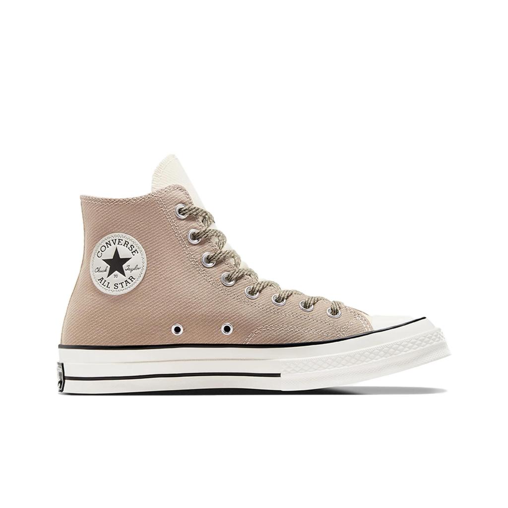 Converse Chuck 70 High Двухцветные - Винтажные Грузовые Унисекс Кроссовки Коричневый Черный Эгрет A09201C