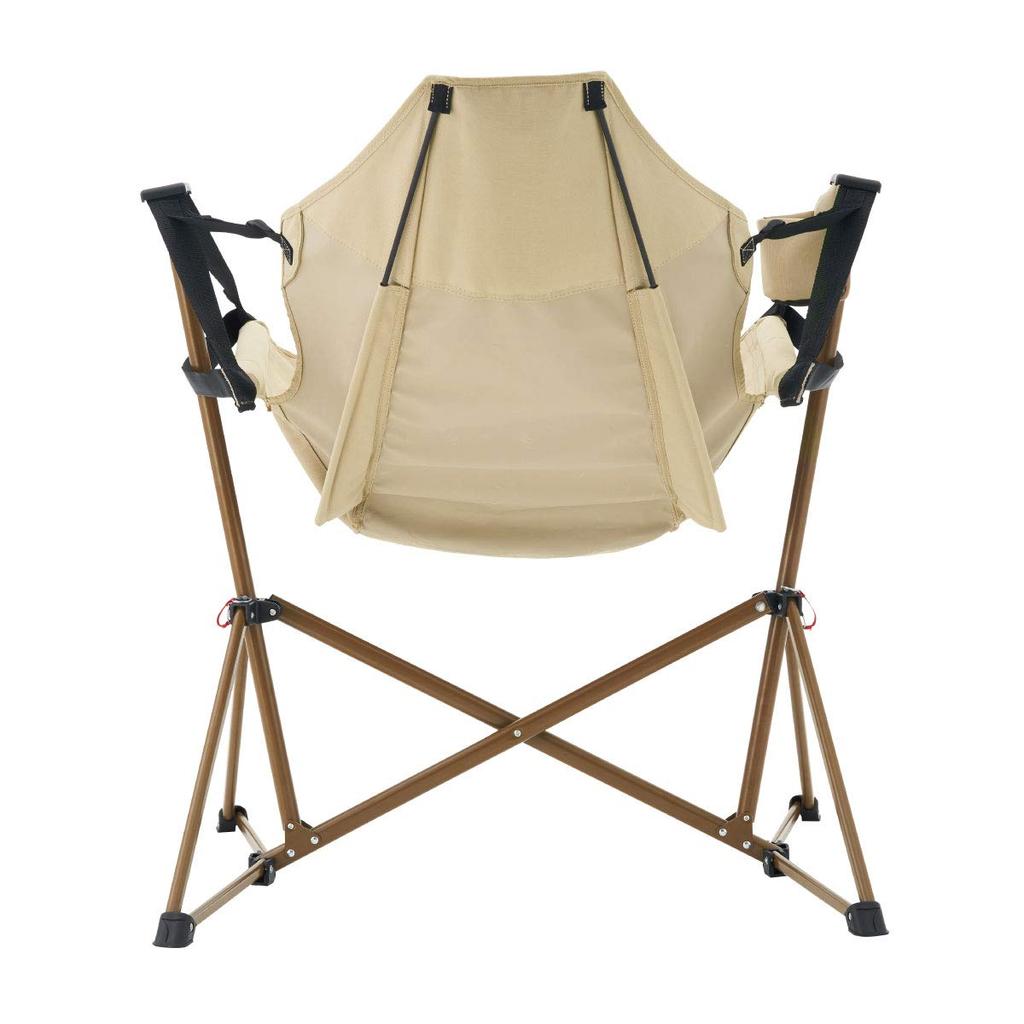 LOGOS Tradcanvas качающееся кресло-гамак 73173159 бежевый (Прибл.) Ширина 90 x Глубина 68 x Высота 117 см (Высота в сидении 43см)