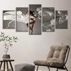 5 шт., настенная живопись на холсте, сексуальная обнаженная девушка, персонажный постер, современные картины для гостиной, спальни, украшение дома