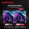Free Replacement Gaming 165Hz Frameless Wide Viewing Ergonomic Angle AMD VESA Compatible Monitor Arm 3-Year WarrantyGIGASTONE 27-inch Monitor, IPS,