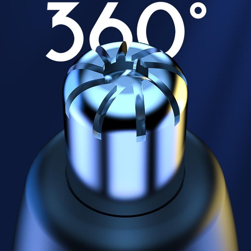 Новый Модернизированный светодиодный цифровой дисплей Многофункциональный электрический триммер для волос в носу Мужские волосы в носу Ножницы для чистого бритья Женская машина для волос в носу