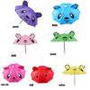 Fashion Kids Gift Dolls Animal Patterns Umbrellas Sunshade Doll Accessories Umbrella