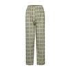 Women’s Everyday Pants, Printing Comfy Leg Pants High Waist Pants Plaid Stretch Wide Loose Ladys Casual Checkered Pants